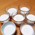 jagao's cooksnap of when they made ゼラチンと寒天の黄金比！牛乳寒天.