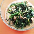 神風＊'s cooksnap of when they made 鶏胸肉一枚！とほうれん草の味噌クリーム煮.