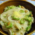 こうまさmam's cooksnap of when they made オクラ納豆+イカ♡.