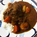 シャネリン's cooksnap of when they made 圧力鍋で超簡単♪市販のルーでビーフカレー.