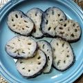 まぁたん♥️'s cooksnap of when they made 青のりレンコン揚げ.