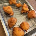 nekonomimi's cooksnap of when they made 簡単サクサク♡米粉のたまごドーナツ.