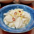 Superlittleboo's cooksnap of when they made 大根　甘酢漬け　冷蔵保存2週間.
