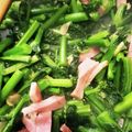 ももかんたママ's cooksnap of when they made アスパラ菜とベーコンの炒め物♪.