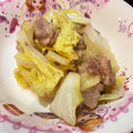 クックQ00NOL☆'s cooksnap of when they made 白菜消費✨豚バラと白菜のあまから和風炒め.