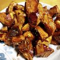 ひみあか's cooksnap of when they made 沖縄黒糖大学芋☆給食メニュー.