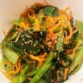 あやーの82's cooksnap of when they made 【話題入り】小松菜と人参のナムル.