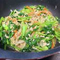 クックB7BZ2F☆'s cooksnap of when they made 子供パクパク★小松菜と鶏ミンチのどんぶり.
