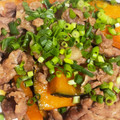 ☆Renahana☆'s cooksnap of when they made ご飯が進む♪豚肉とかぼちゃの炒め煮.