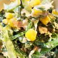大吉ねこ's cooksnap of when they made 簡単！春菊のコーン、ツナ、マヨネーズ和え.