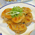 utamaru17's cooksnap of when they made 今夜のおかずは、つくねれんこんはさみ焼き.