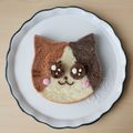 ぽめchan's cooksnap of when they made ねこねこ食パン^._.^デコレーション.