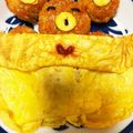 ひしき♪♪♪'s cooksnap of when they made くまオムライス☆100均グッズで～☆.