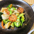 ひつこん's cooksnap of when they made ぷりっぷり【海老と生ホタテの中華炒め】塩.