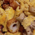 こうのとりヒロシ's cooksnap of when they made 即席お弁当おかず②三つ葉とちくわの卵炒め.