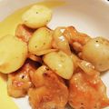 とこぺ's cooksnap of when they made 新じゃがと鶏ももの照りバター炒め.