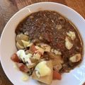 Ruriluru's cooksnap of when they made 肉じゃがのマヨチーズ焼き♪.