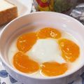 ☆あいちゃん's cooksnap of when they made ヨーグルトに、ハニーなミカン♪.