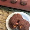 saki1010's cooksnap of when they made サックサク♡チョコクッキー.