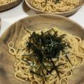 papikun's cooksnap of when they made バター醤油味の明太＆高菜パスタ.