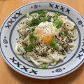 しましまあひる's cooksnap of when they made ごまねぎ玉うどん（冷）.