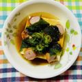 チェックのミニくま's cooksnap of when they made “ネギ若布ウィンナーソーセージ豆腐とじ”.