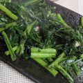 ★ゆむ★'s cooksnap of when they made 【春菊薫る♪】シャキシャキ春菊の炒め物.