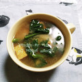 ひトみ's cooksnap of when they made 絹厚揚げとほうれん草のお味噌汁.