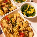 ame-ikuru's cooksnap of when they made 電子レンジレシピ♪鶏と野菜のオイルパスタ.