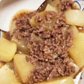 クックtakkta's cooksnap of when they made 白だしを使った大根そぼろ煮.