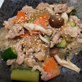 fu♪♪'s cooksnap of when they made 夏バテに！豚肉ときゅうりと春雨の炒めもの.