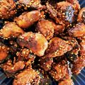 ゆりおす's cooksnap of when they made 鳥レバーの甘辛揚げ焼き.