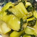 クックRLI6VB☆'s cooksnap of when they made 簡単　チンゲン菜の青菜炒め 又は小松菜.
