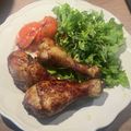 Yokchina's cooksnap of when they made 手羽元のオーブン焼き♪.