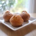 みるく茶's cooksnap of when they made ピーナツバターとチョコのマフィン。.