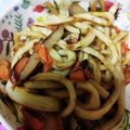 ささざき一番's cooksnap of when they made 残り物アレンジ☆簡単焼きうどん.