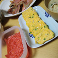 よちりん's cooksnap of when they made お弁当に！ネギと紅ショウガの卵焼き.