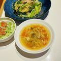 まいとmight's cooksnap of when they made トマトとエノキの簡単かき卵コンソメスープ.