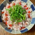 ☆さぶ☆☆'s cooksnap of when they made ＊ピンク飯！カリ梅ゆかりの炊き込みご飯＊.
