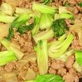 ☆ayumikan☆'s cooksnap of when they made ミンチ肉で大根とチンゲン菜のあんかけ♪.