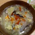 ポメちょん's cooksnap of when they made 白菜ときのこたっぷり♪♪酸辣湯風スープ.
