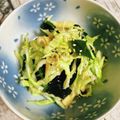 yukarin222's cooksnap of when they made キャベツと油揚げの酢の物.