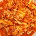 STmama's cooksnap of when they made ♪豚コマとキャベツのトマト煮♪.