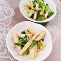 クックHG9V8Y☆'s cooksnap of when they made 小松菜とさつまあげのからしあえ.
