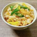 ♬ぶちこ♬'s cooksnap of when they made 【学校給食】小松菜入り★キムたくごはん.