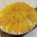 papikun's cooksnap of when they made 簡単・安い・早い★　桃のカスタードタルト.