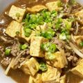 エビビンバ's cooksnap of when they made もやしでかさ増し！麻婆豆腐～角煮風の味。.