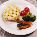 クックHG9V8Y☆'s cooksnap of when they made お弁当にも＊チーズ編みハンバーグ＊.