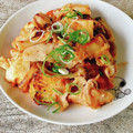 さくらん餅's cooksnap of when they made 豚バラと厚揚げのキムチ炒め.