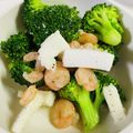 さっつぁん0072's cooksnap of when they made ﾌﾞﾛｯｺﾘｰ、ｴﾋﾞ､ｲｶにんにく炒め.